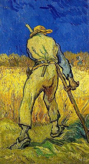 Vincent Van Gogh Reaper Spain oil painting art